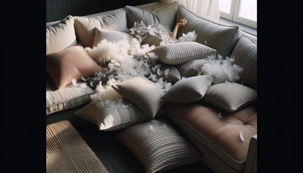 How To Fluff Attached Sofa Cushions-2
