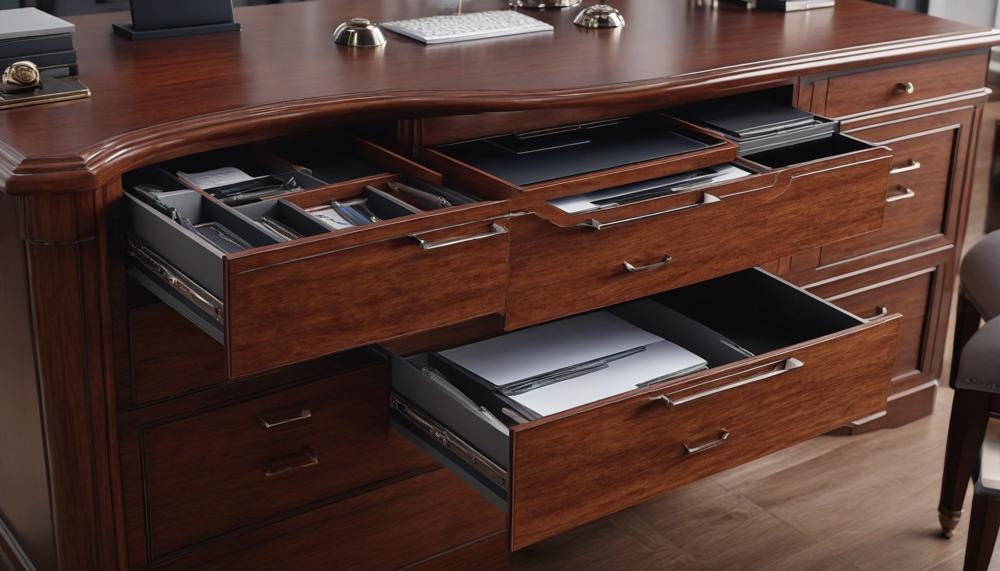 How To Remove Drawers From Executive Desk-2